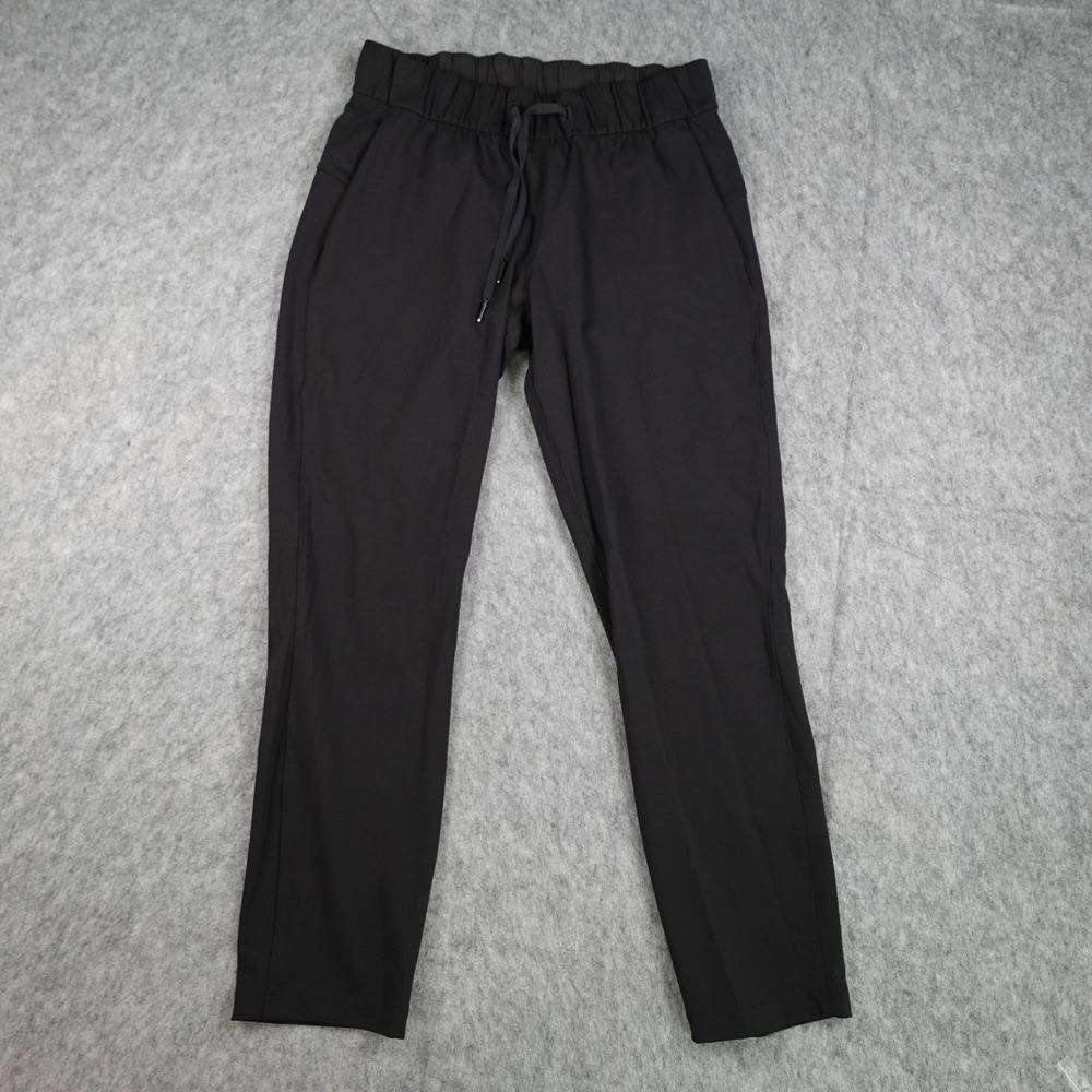 Lululemon Pants Women 6 Black‎ On The Fly Casual Pull On Comfort Activewear